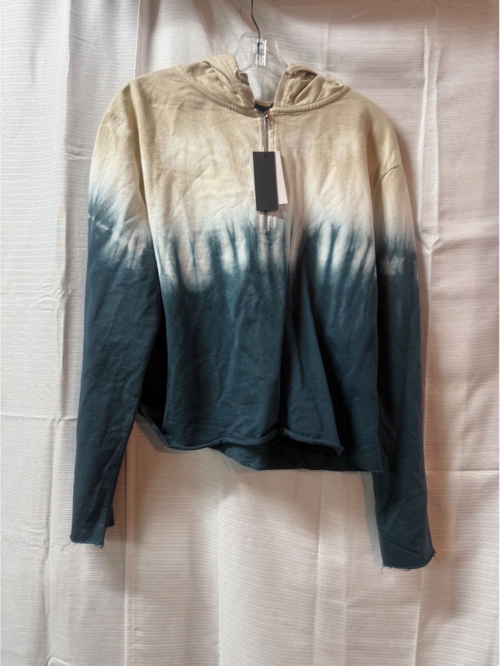 Lea & Viola Medium Tie-Dye Cotton Hoodie Sweatshirt